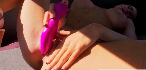  Cute Hot Girl Fill Her Holes With Things As Dildos vid-23